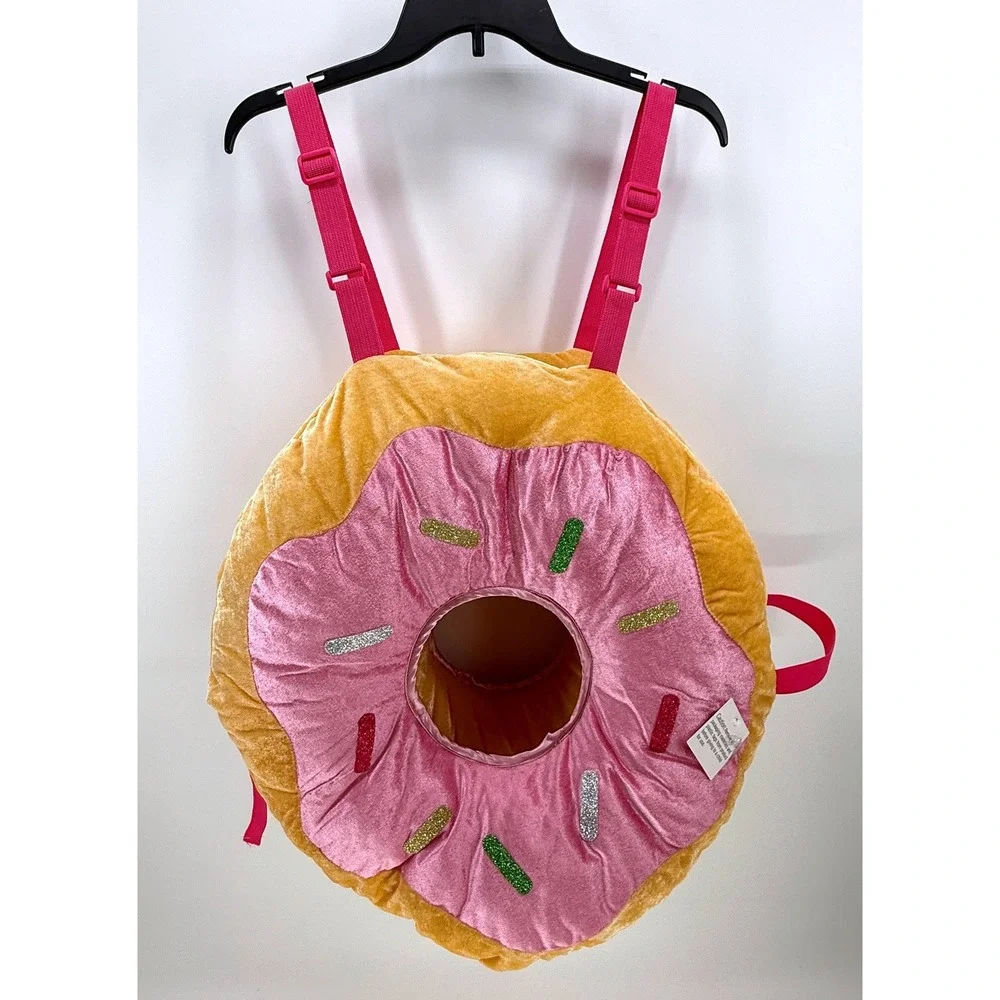 Hyde and Eek Kids Sprinkle Donut Costume Pink One Size Pullover Plush